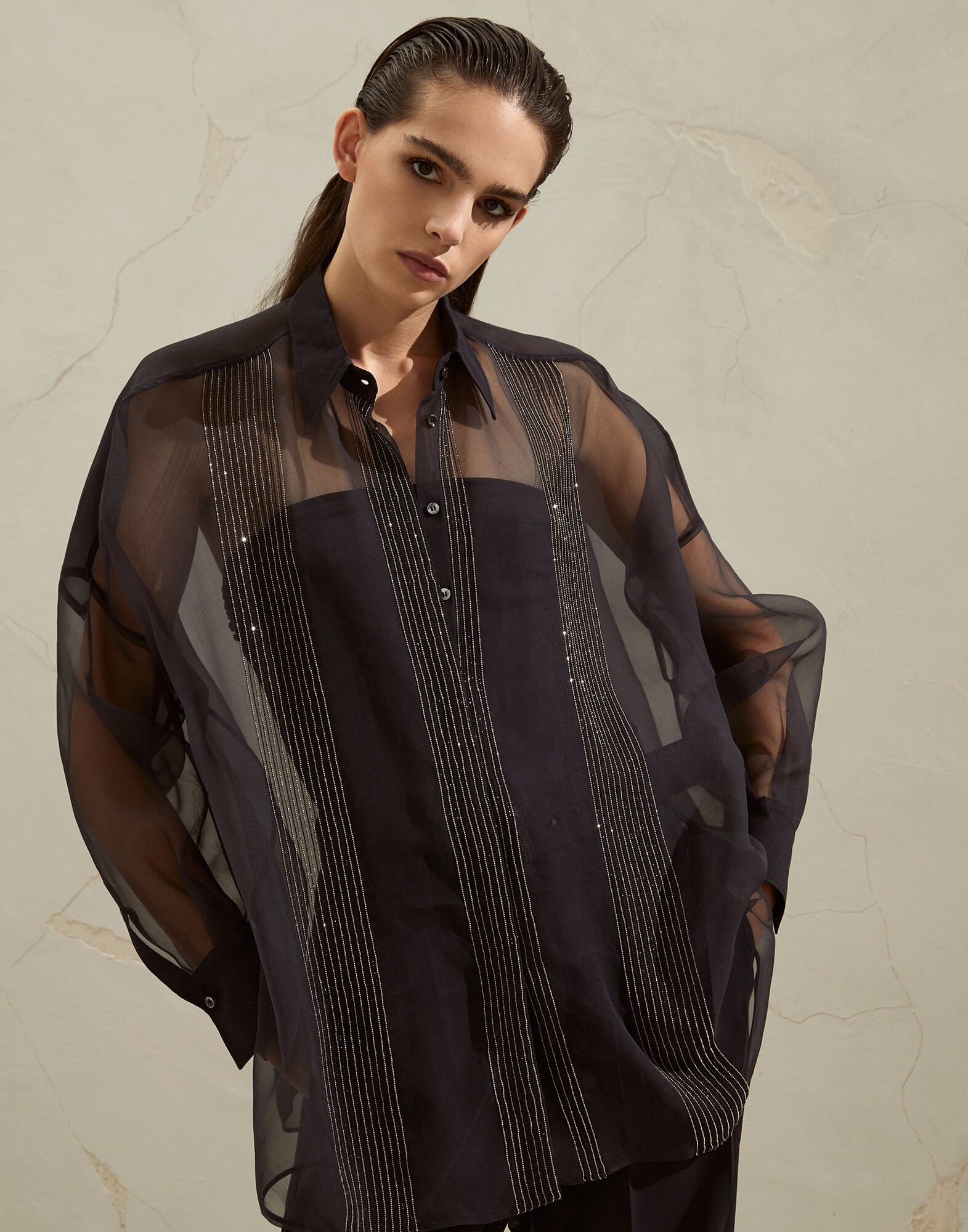 Silk shirt Blue Woman - Brunello Cucinelli