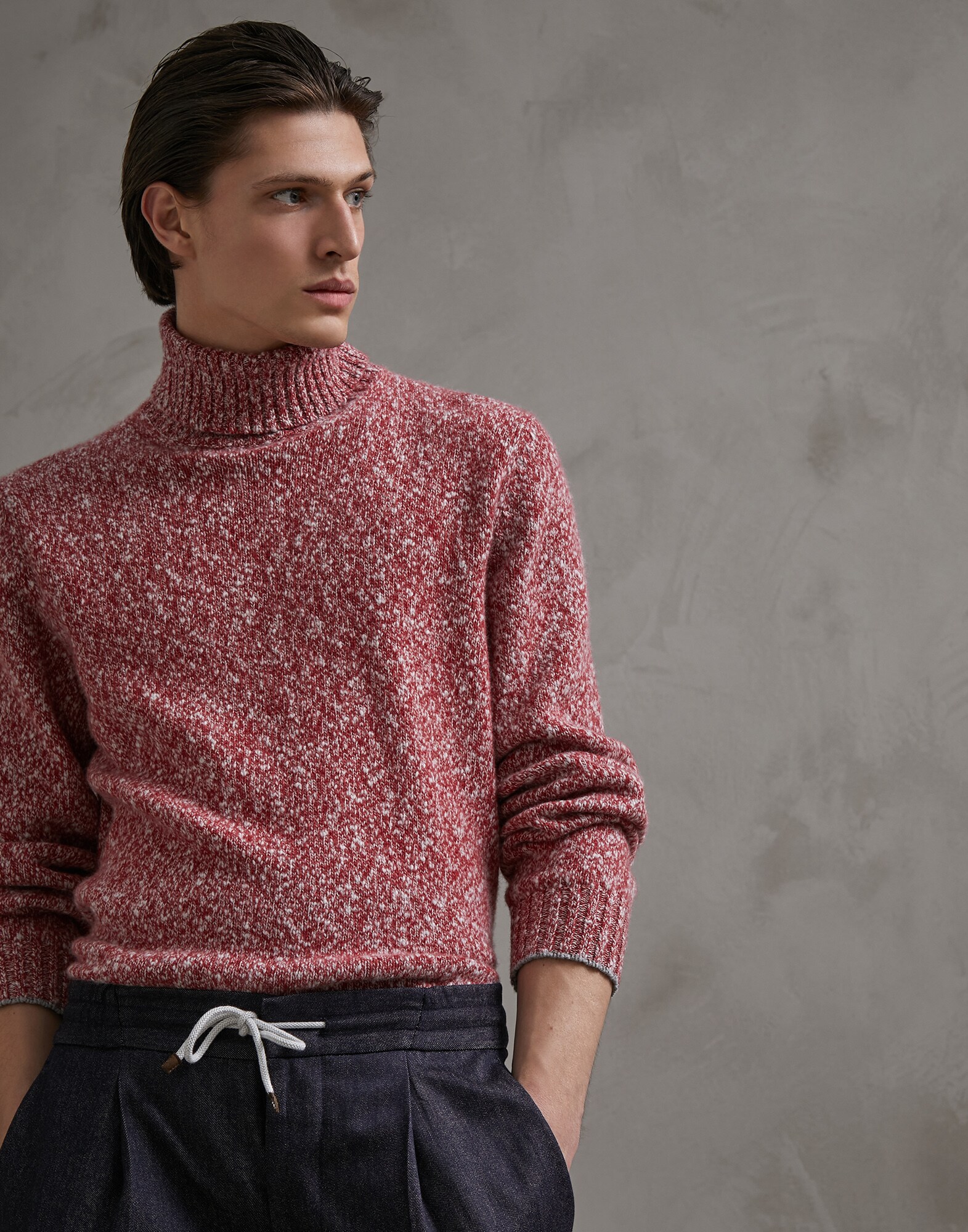 High Neck Sweater - Editorial