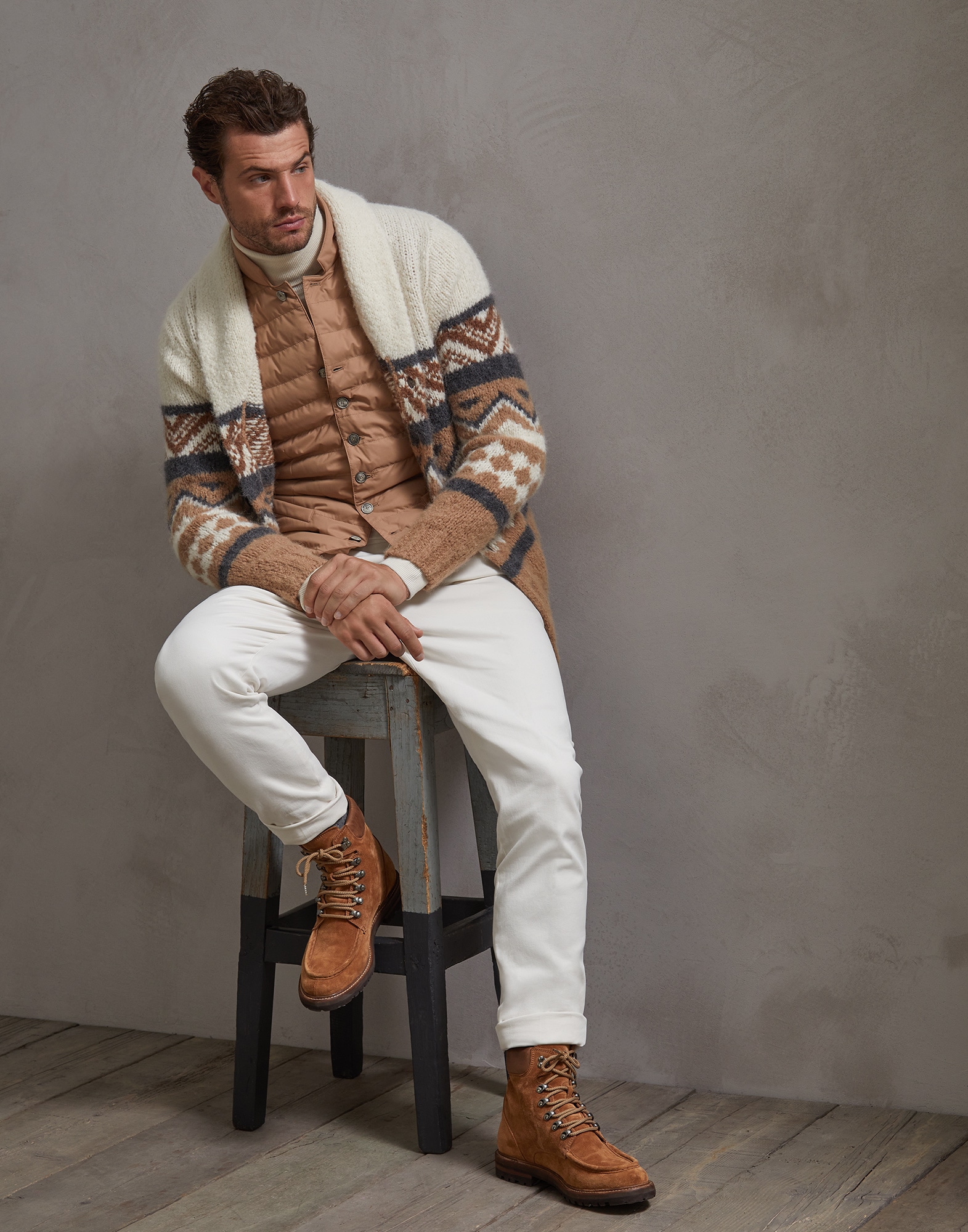 Button-front Cardigan - Look