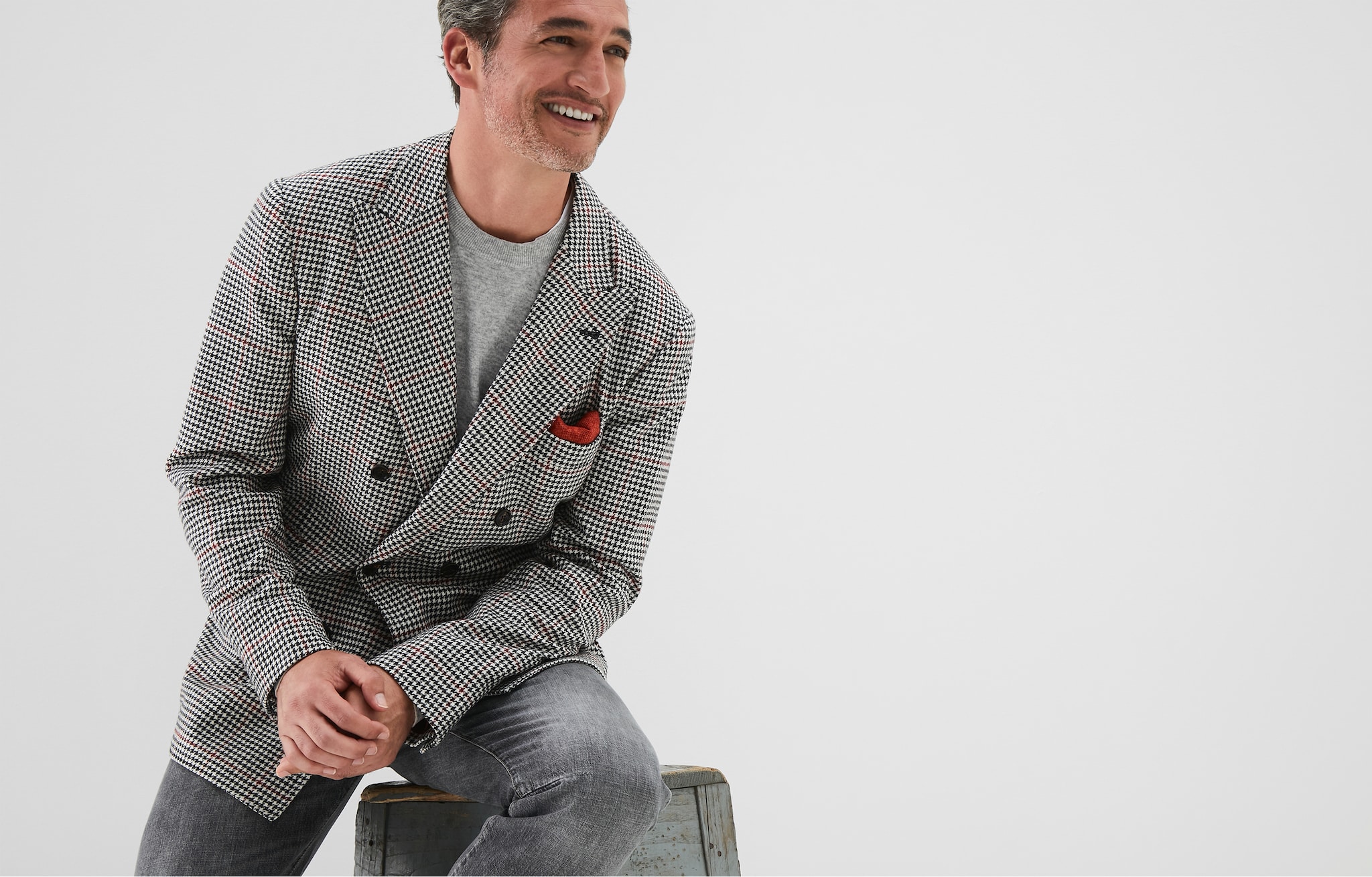 One-and-a-Half-Breasted Blazer - Horizontal view