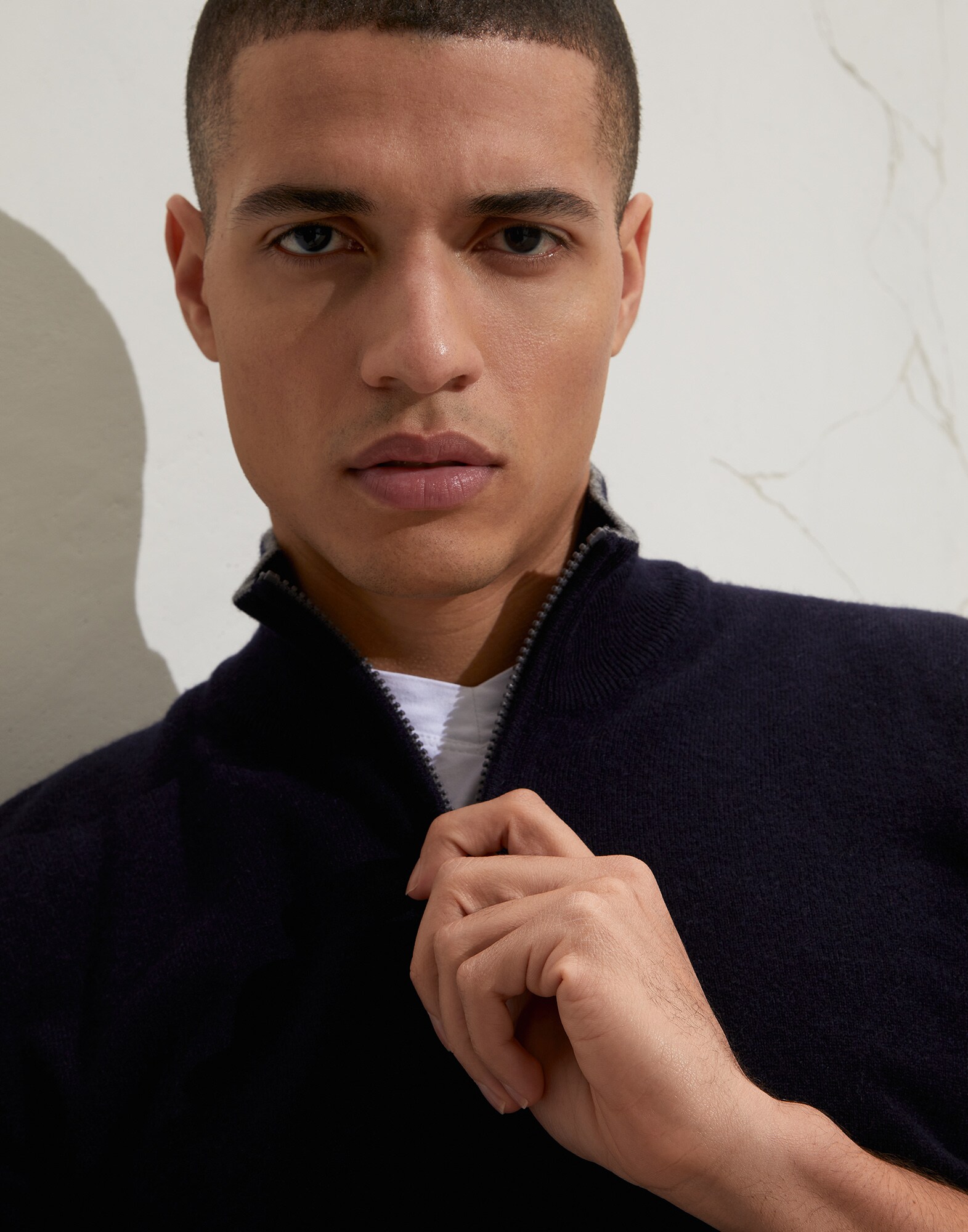 Zip Neck Sweater - Detail view