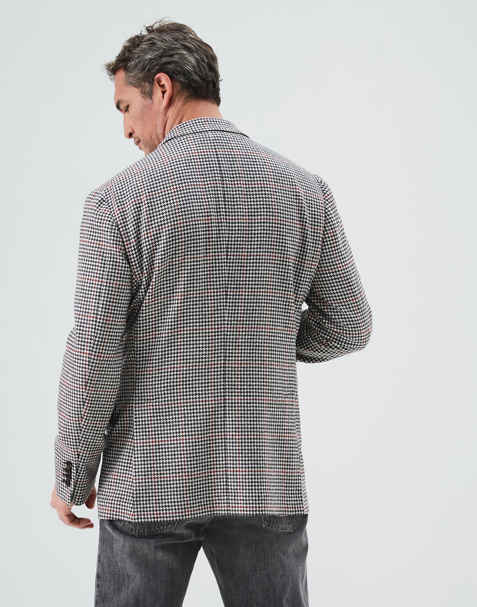One-and-a-Half-Breasted Blazer - Back view