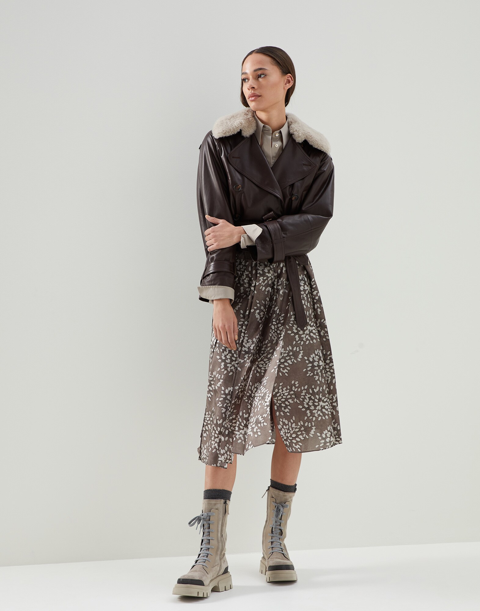 Falda midi Café Mujer - Brunello Cucinelli