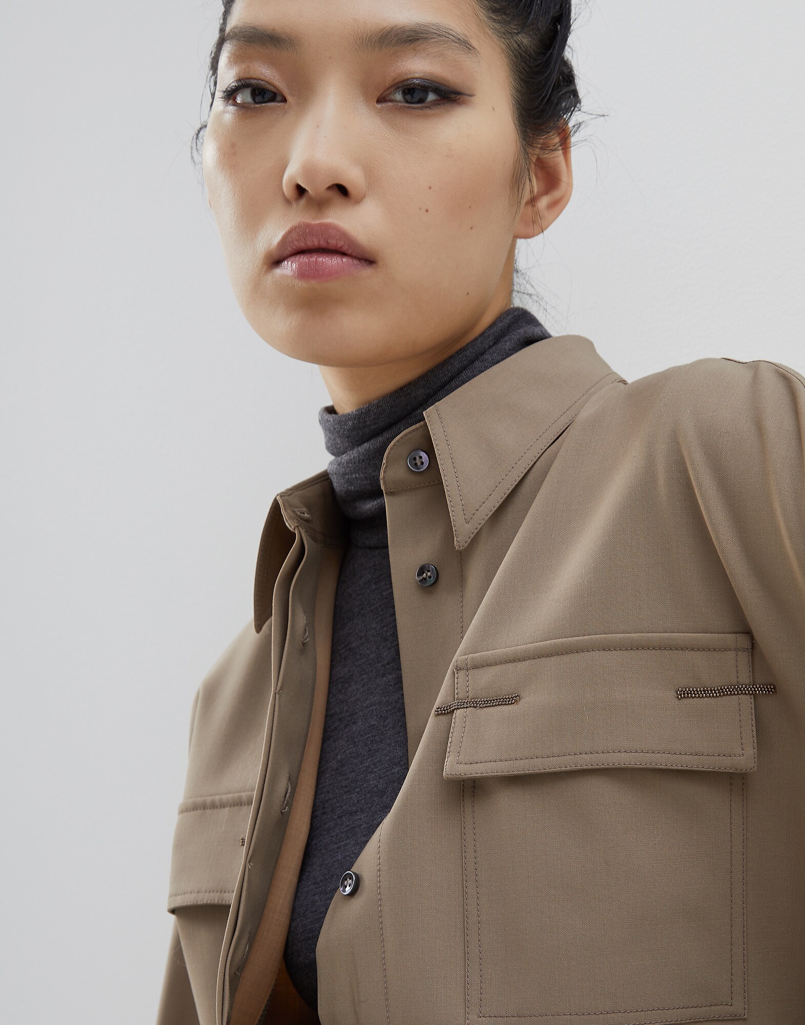 Jump Suit Brown Woman 3 - Brunello Cucinelli