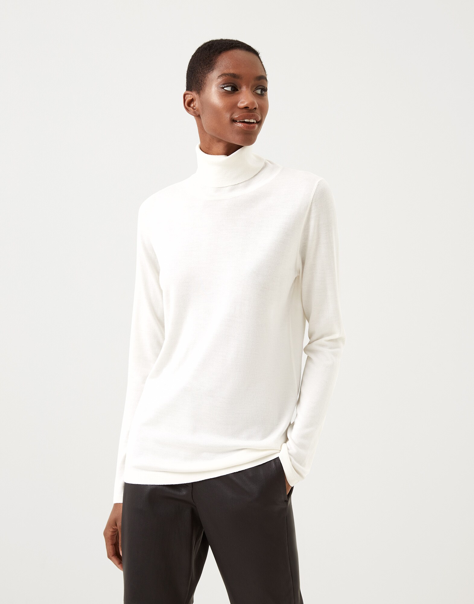 High Neck Sweater - Front