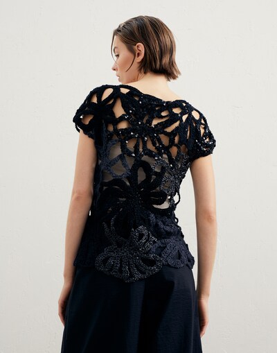 Knitted Top - Back view