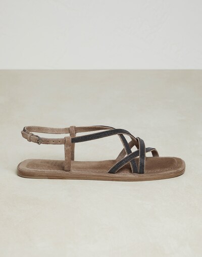 Sandals with Fastening - Full look