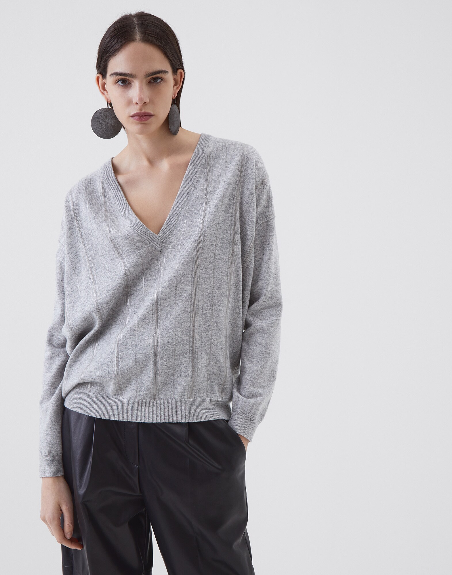 V-neck Sweater - Front