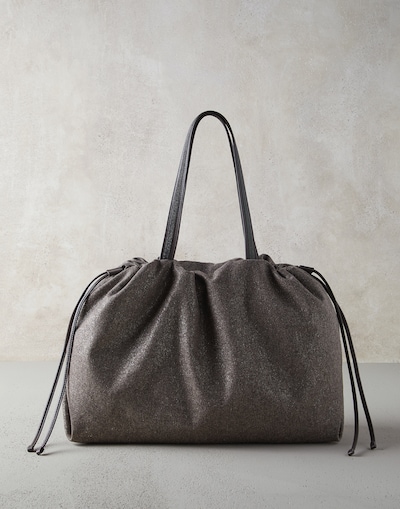 Soft shopper bag Brown Woman - Brunello Cucinelli 