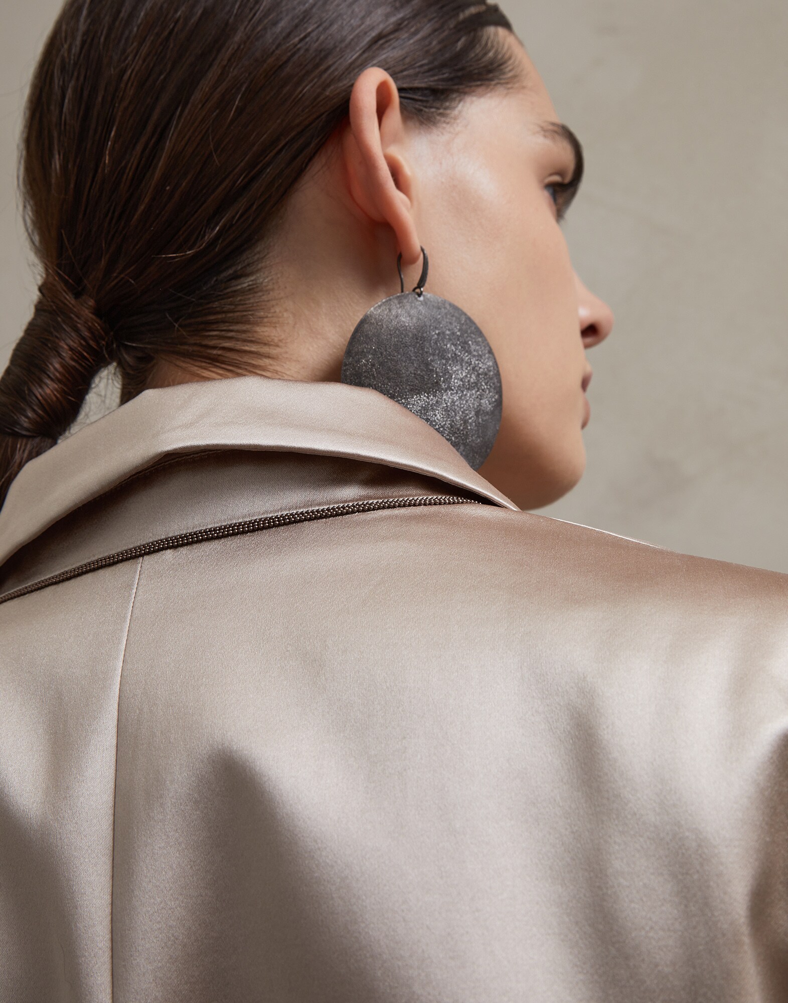 Blazer Warm Beige Woman 2 - Brunello Cucinelli