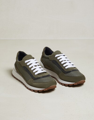 Runners with monili Military Woman - Brunello Cucinelli 