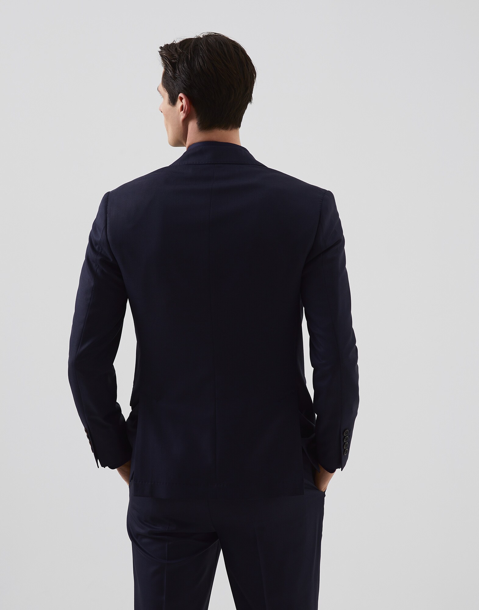Chaqueta de Botonadura Simple - Vista trasera