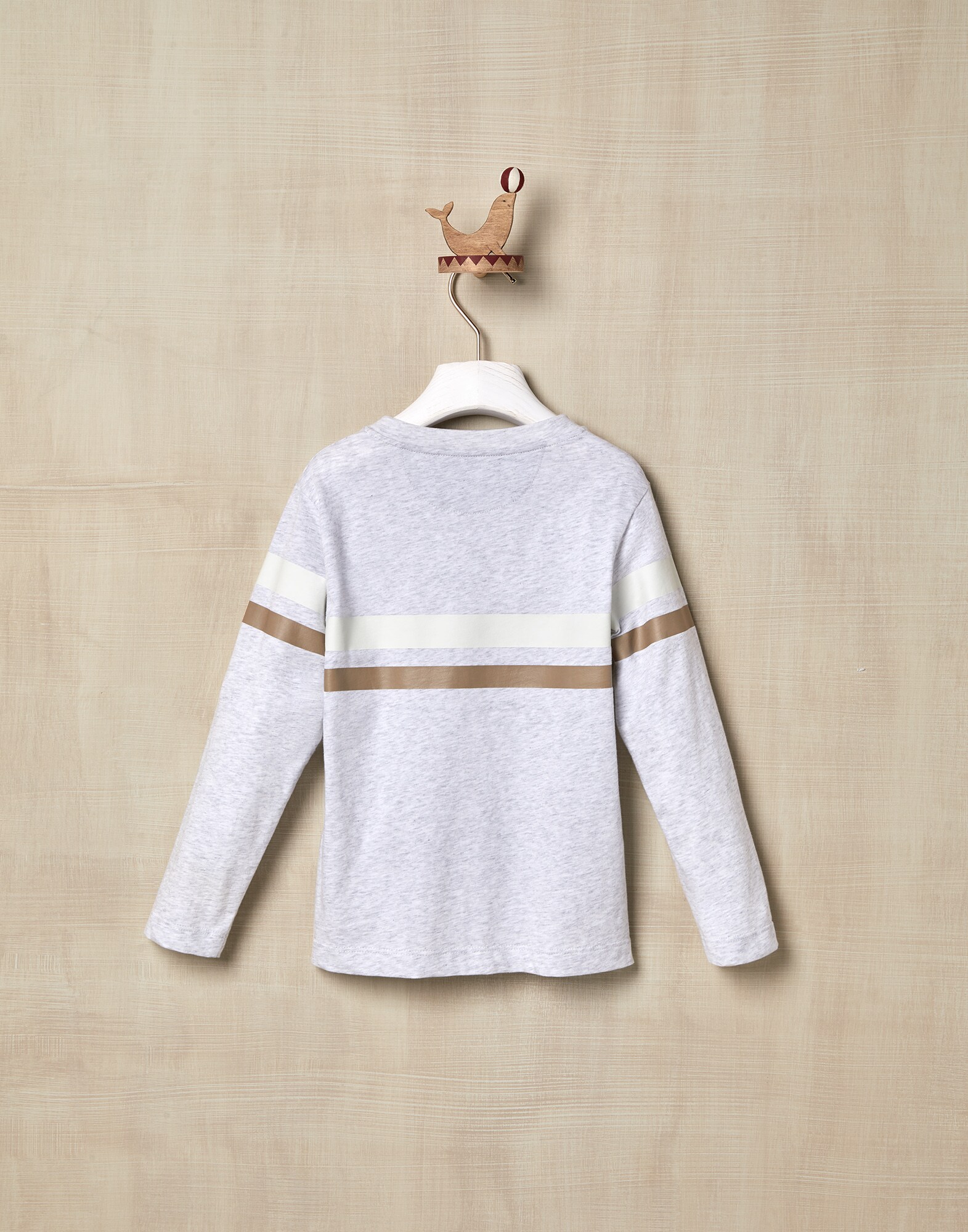 T-Shirt Pearl Grey Boy 1 - Brunello Cucinelli