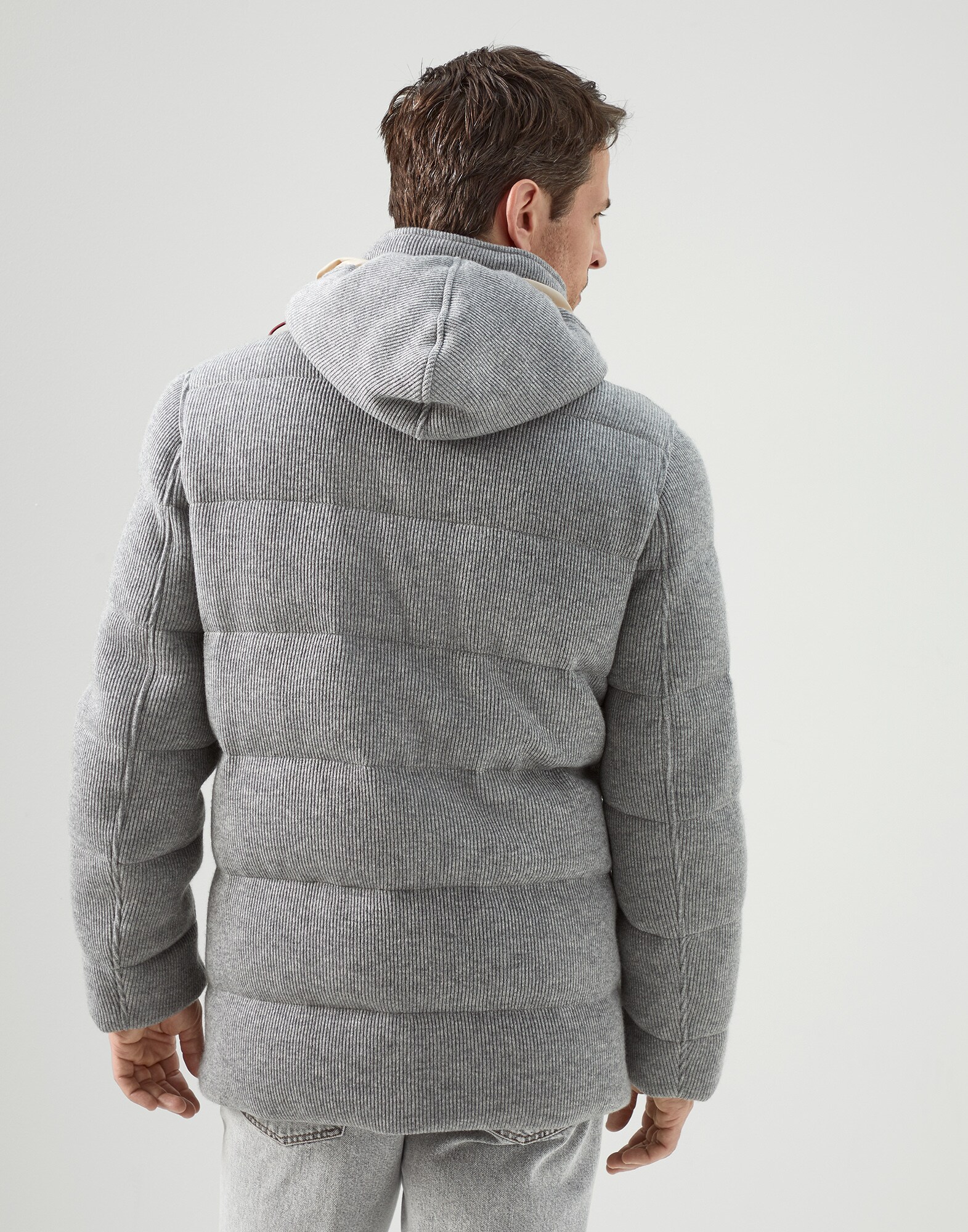 Knit Down Jacket - Back view