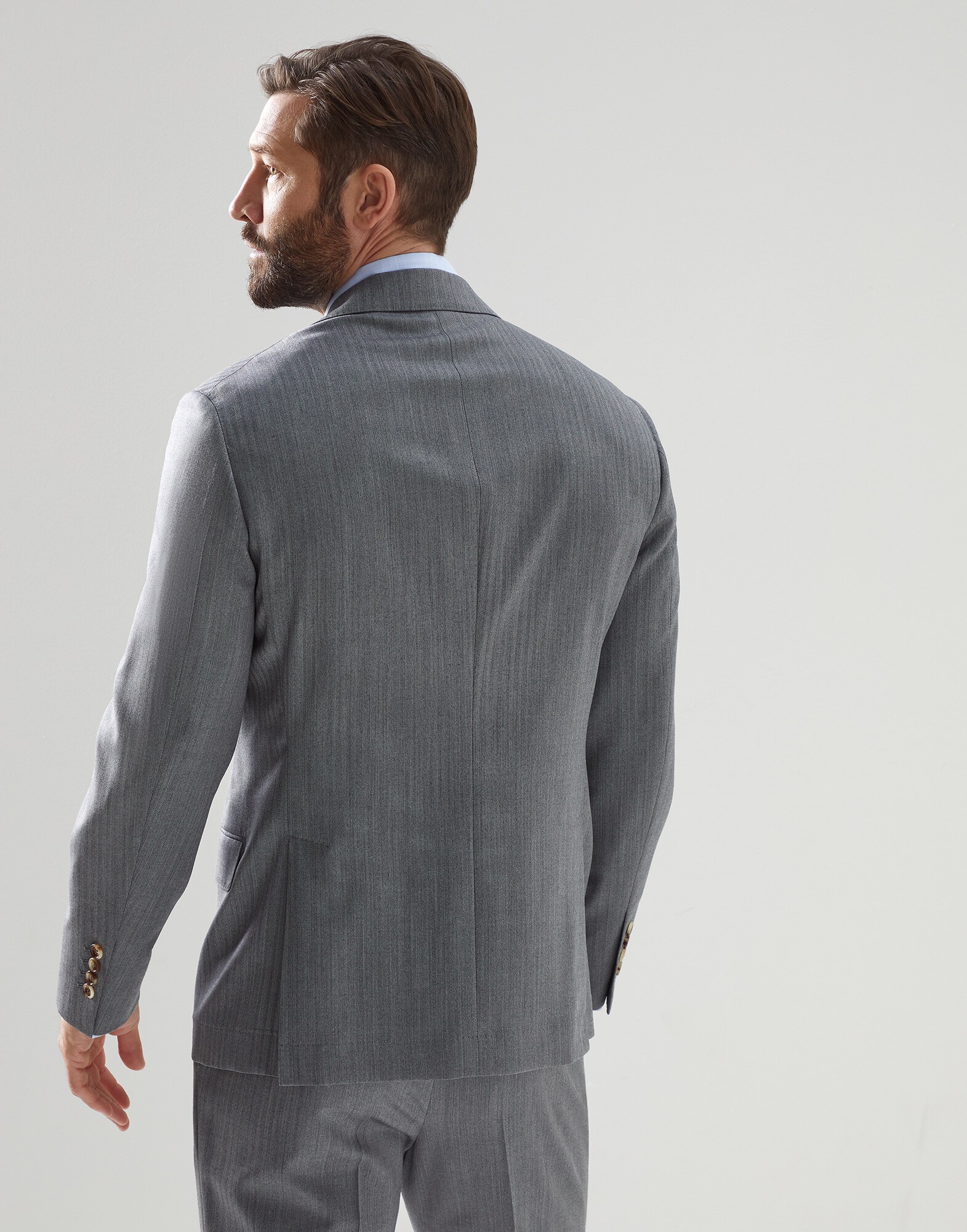 Chaqueta de Botonadura Simple - Vista trasera