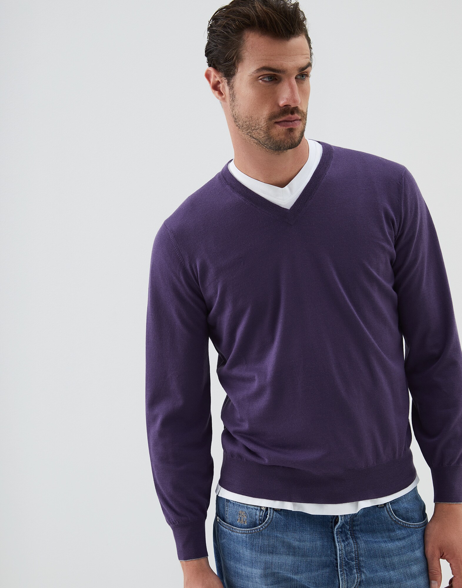 V-neck Sweater - Front