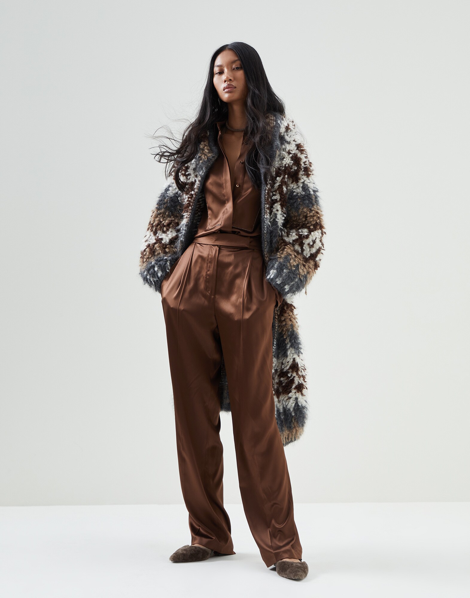 Abrigo de Punto - Vista look completo