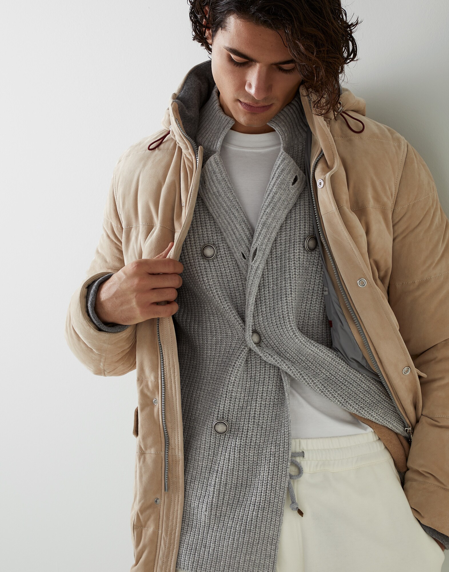Button-front Cardigan - Editorial view