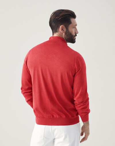Zip-front Cardigan - Back view