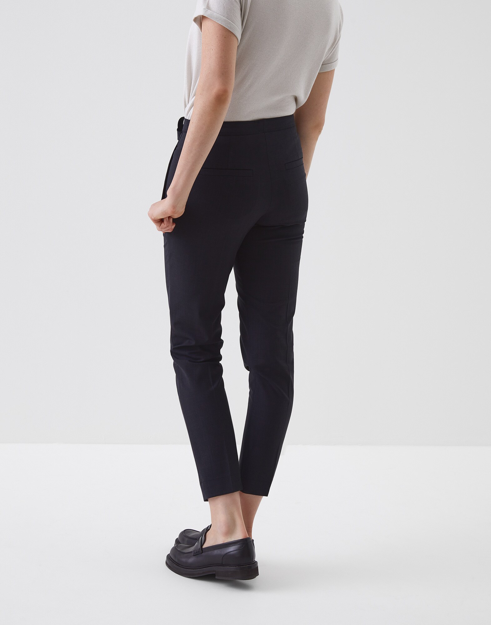 Hose Braunkohle Damen 1 - Brunello Cucinelli