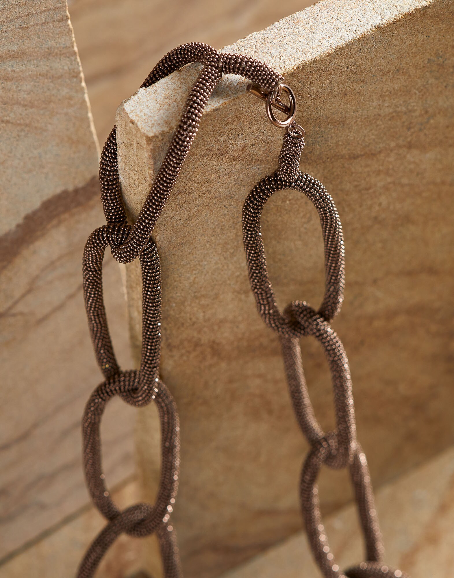 Necklace Rust Brown Woman 1 - Brunello Cucinelli