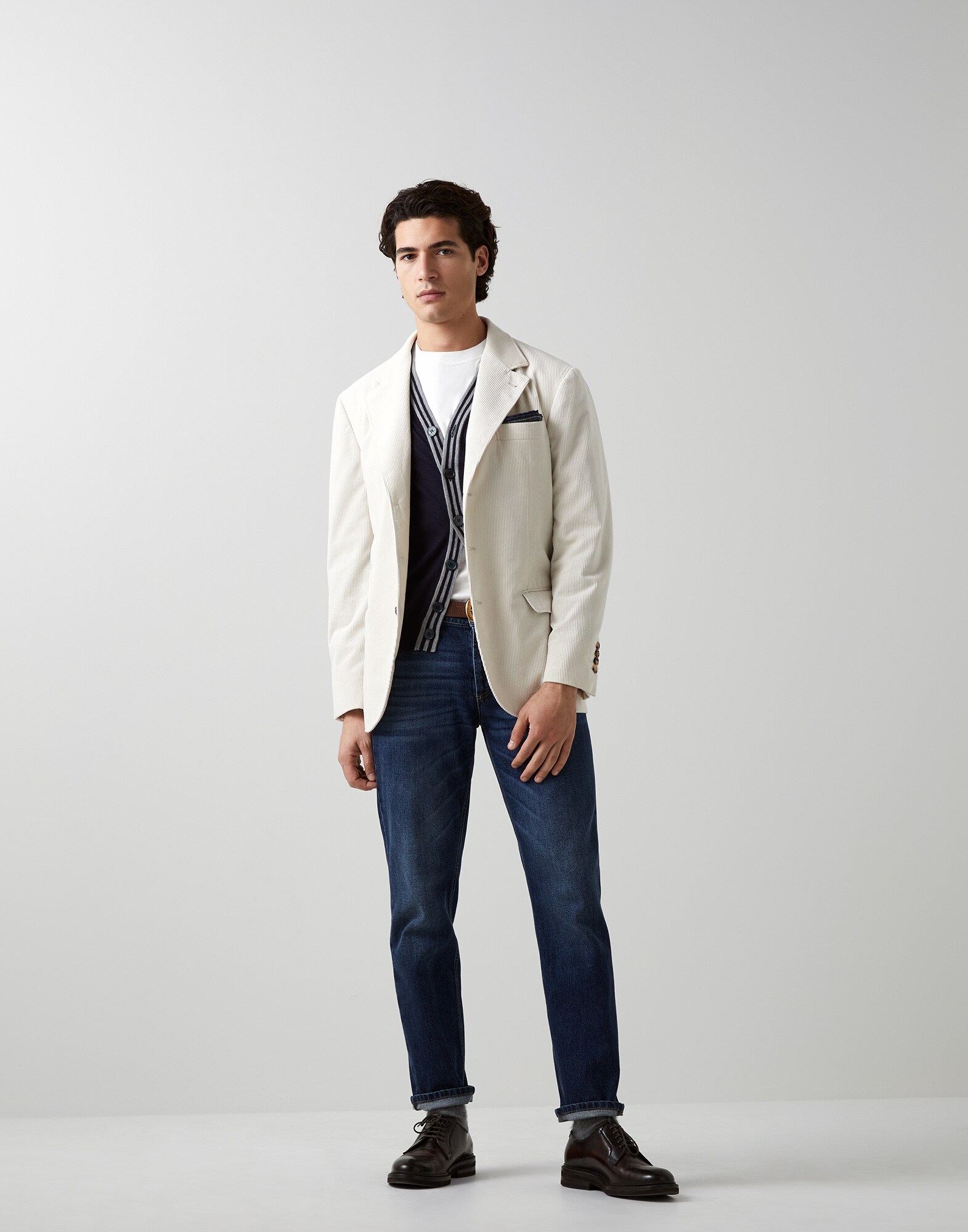 Button-front Cardigan - Full look