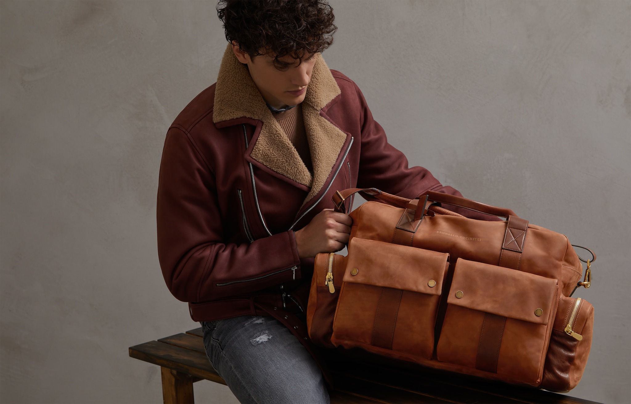 レジャーバッグ バーク メンズ 5 - Brunello Cucinelli