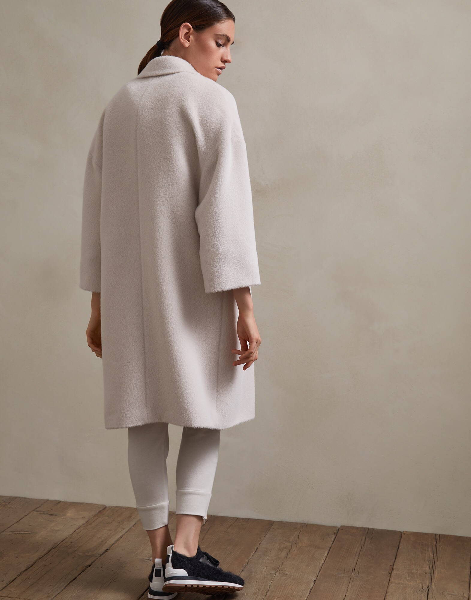 Coat White Woman 1 - Brunello Cucinelli