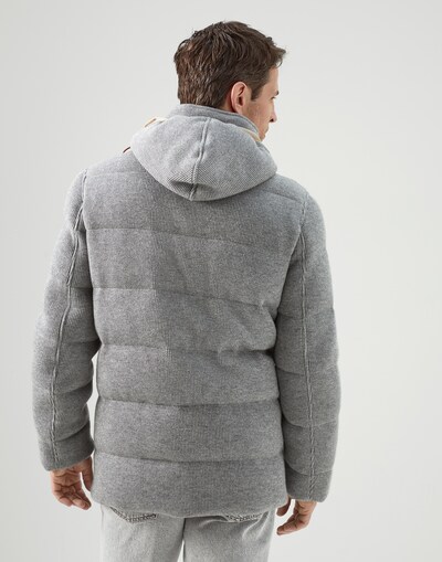 Knit Down Jacket - Back view