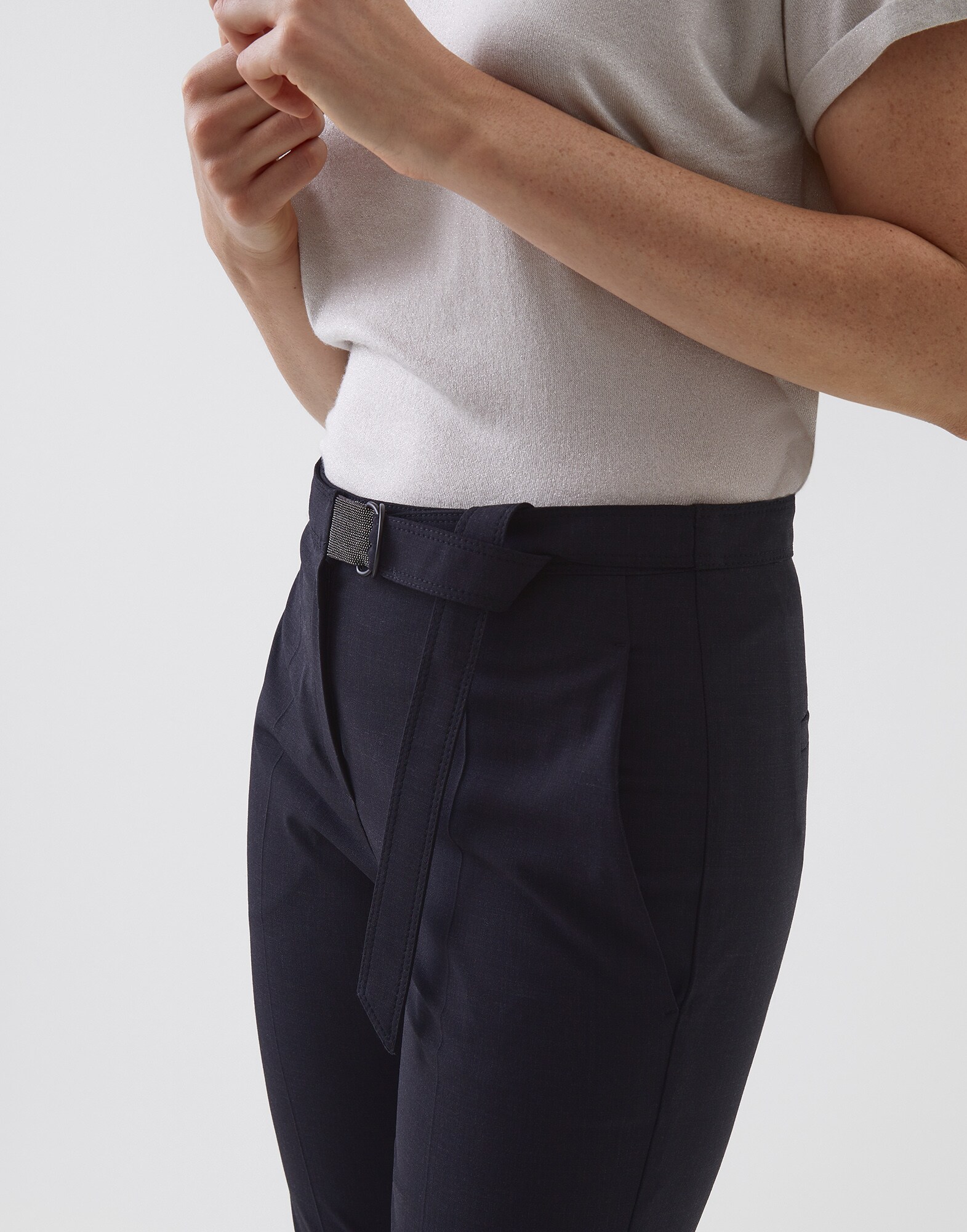 Hose Braunkohle Damen 2 - Brunello Cucinelli