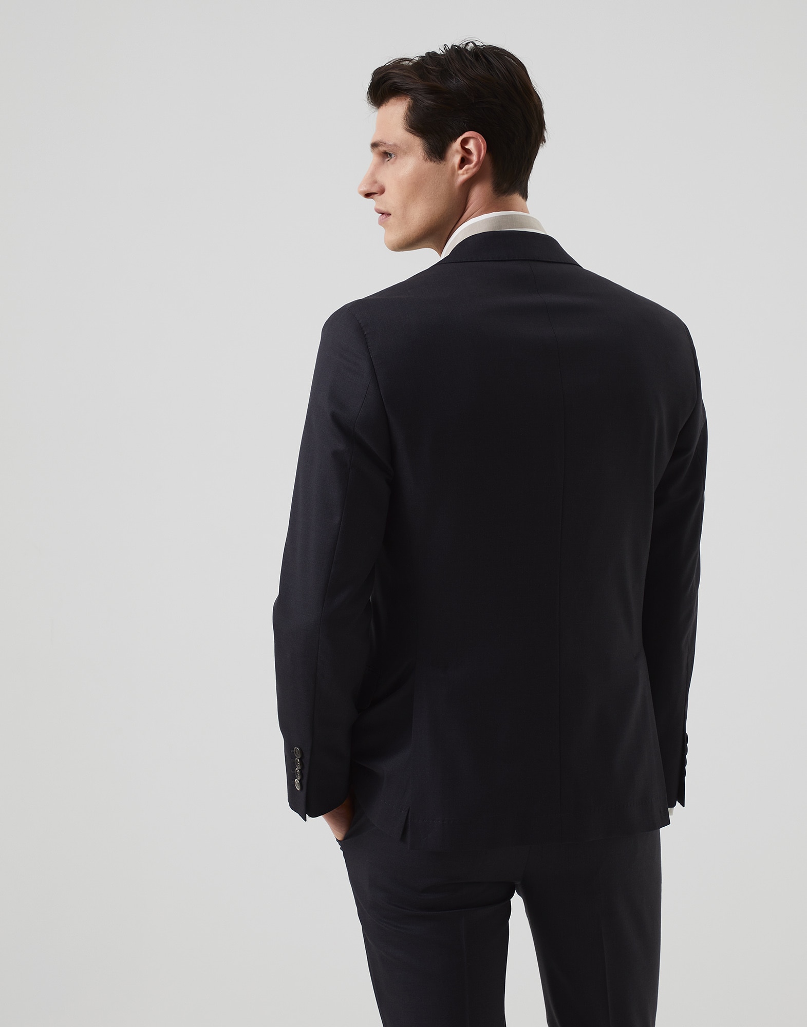 Chaqueta de Botonadura Simple - Vista trasera