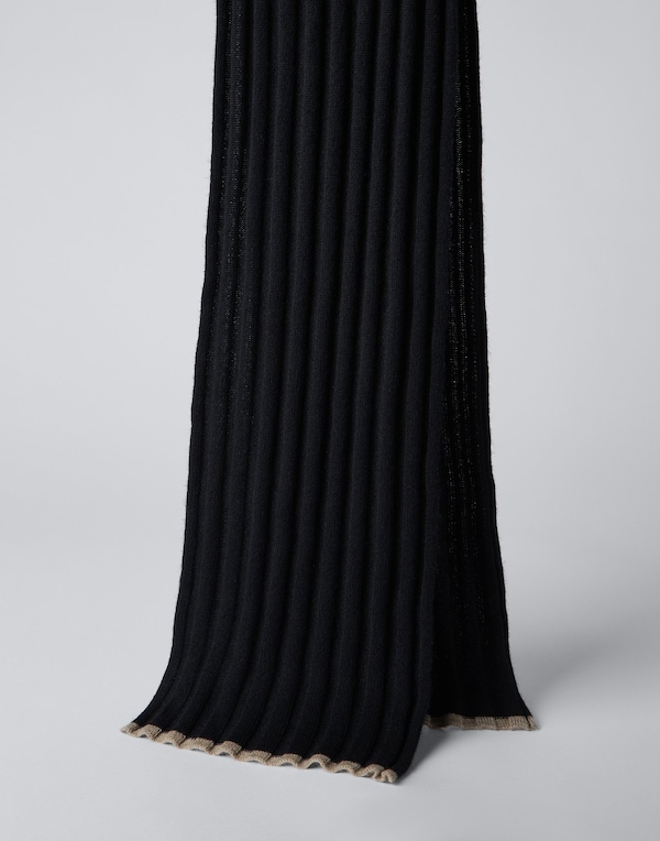 Cashmere scarf Black Man - Brunello Cucinelli