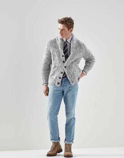 Button-front Cardigan - Full look