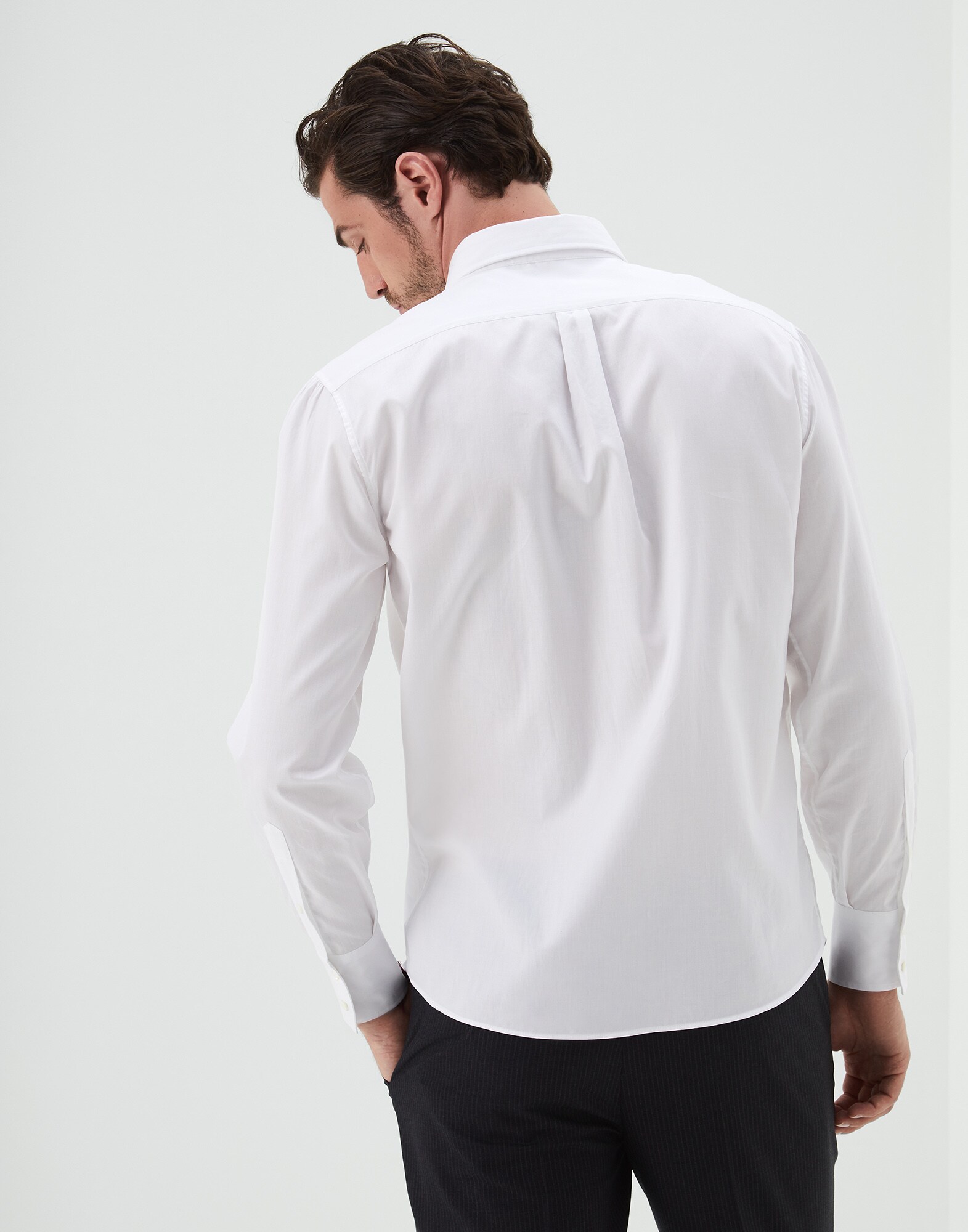Button-Down-Hemd - Back