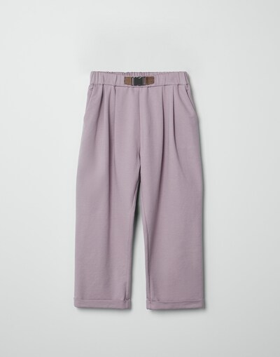 Lightweight French terry trousers Lavender Girl -
                        Brunello Cucinelli
                    