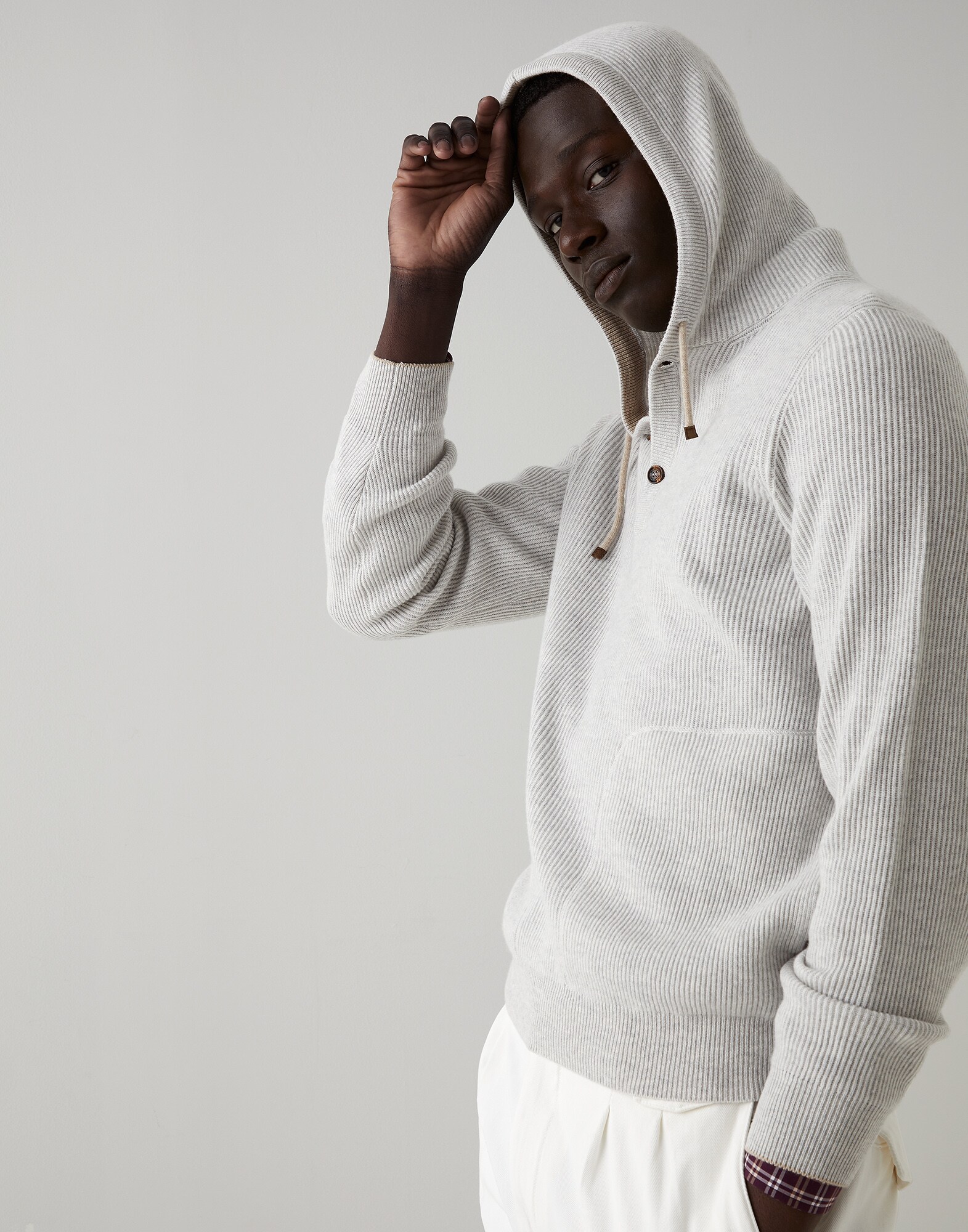 Hooded Sweater - Editorial view