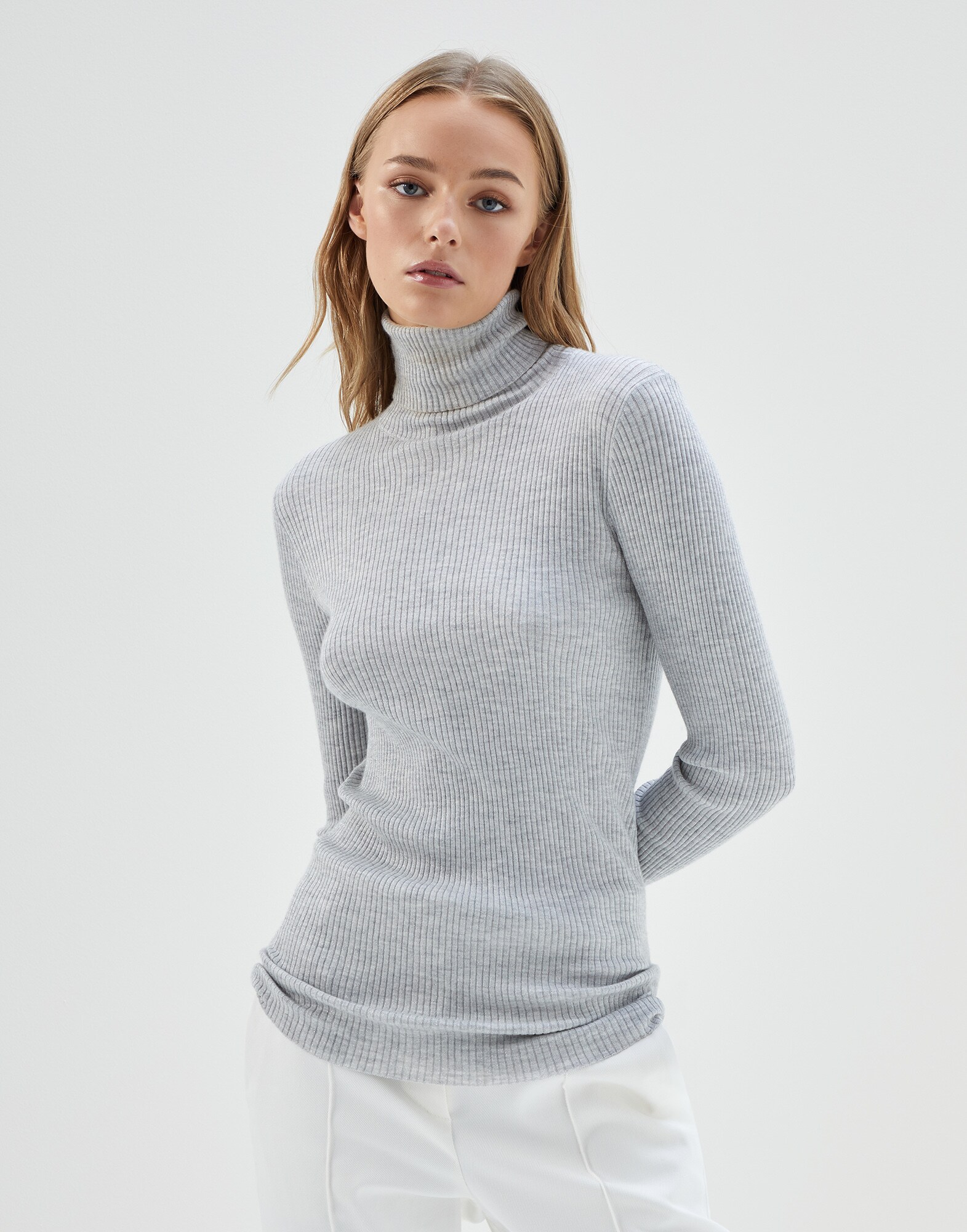 Maglia a coste Ciottolo Donna - Brunello Cucinelli