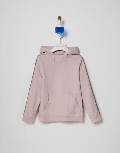 Sweat-shirt à capuche Rose Clair Fille - Brunello Cucinelli 