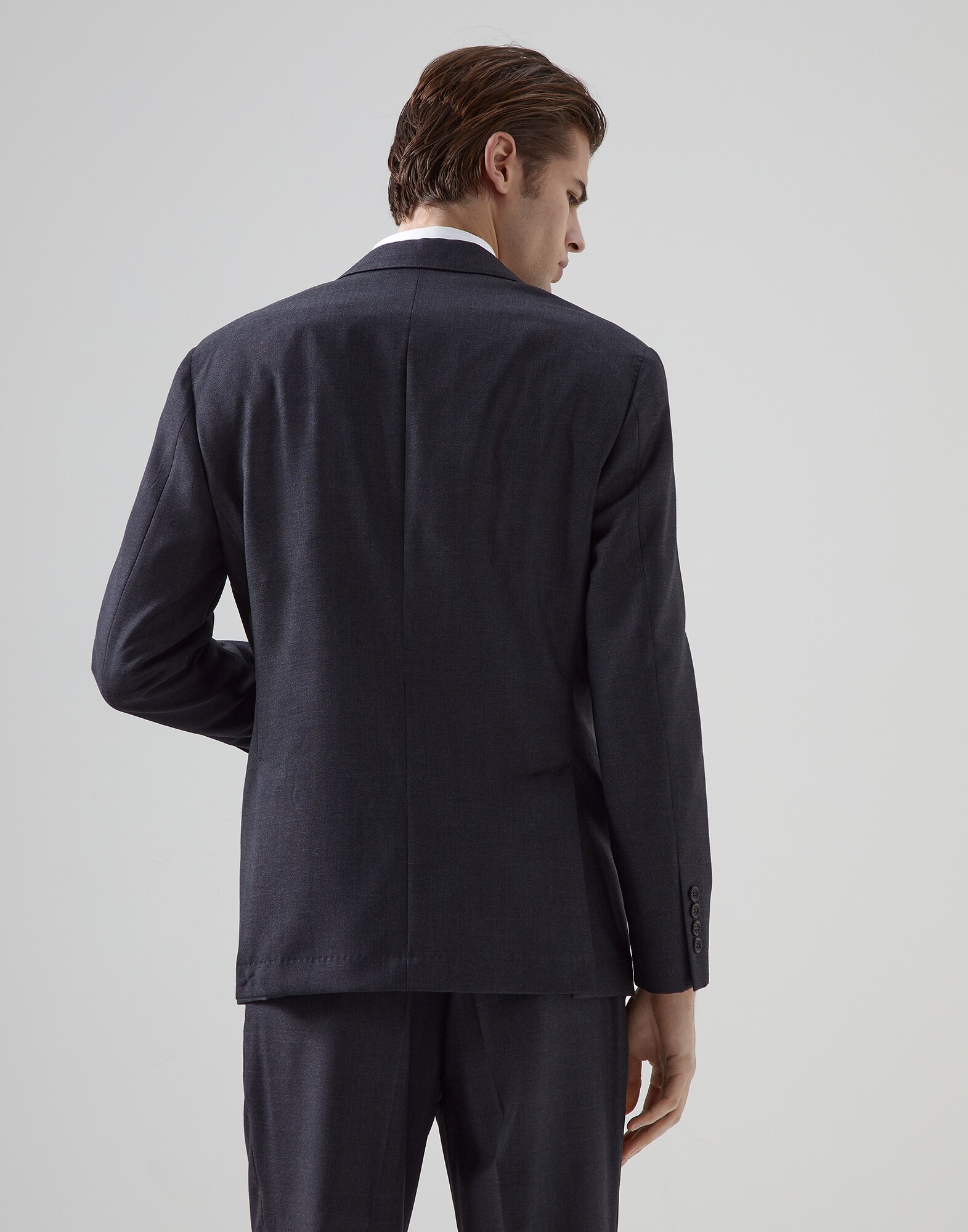Single Breasted Blazer - Back view