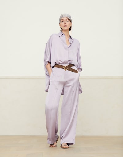 Silk Shirt - Full look