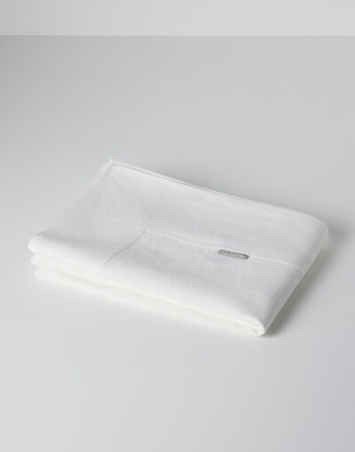 Linen tablecloth White Lifestyle - Brunello Cucinelli 