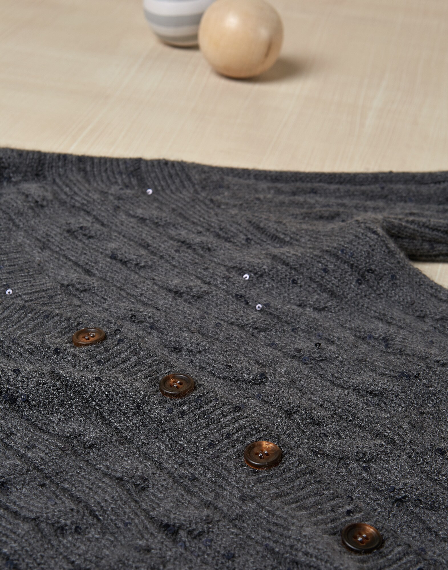 Strickjacke - Detail