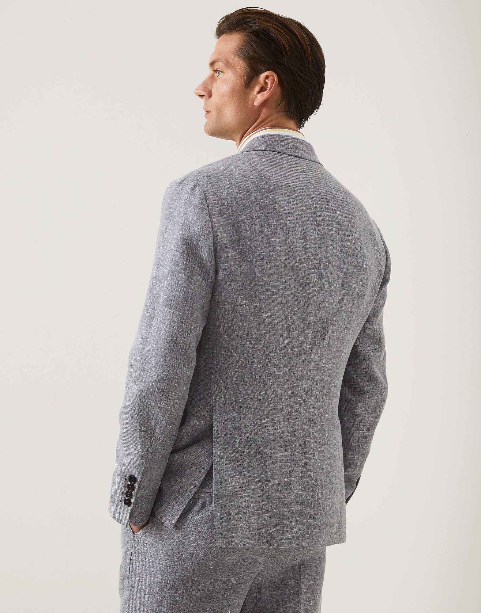 Chaqueta de Botonadura Simple - Vista trasera