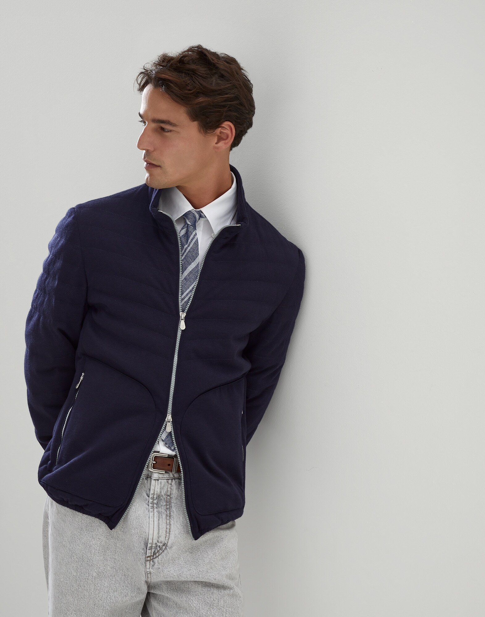 Plumífero de punto (221MJ802P106) de Hombre | Brunello Cucinelli