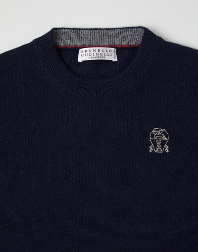 Cashmere sweater Navy Blue Boy - Brunello Cucinelli 