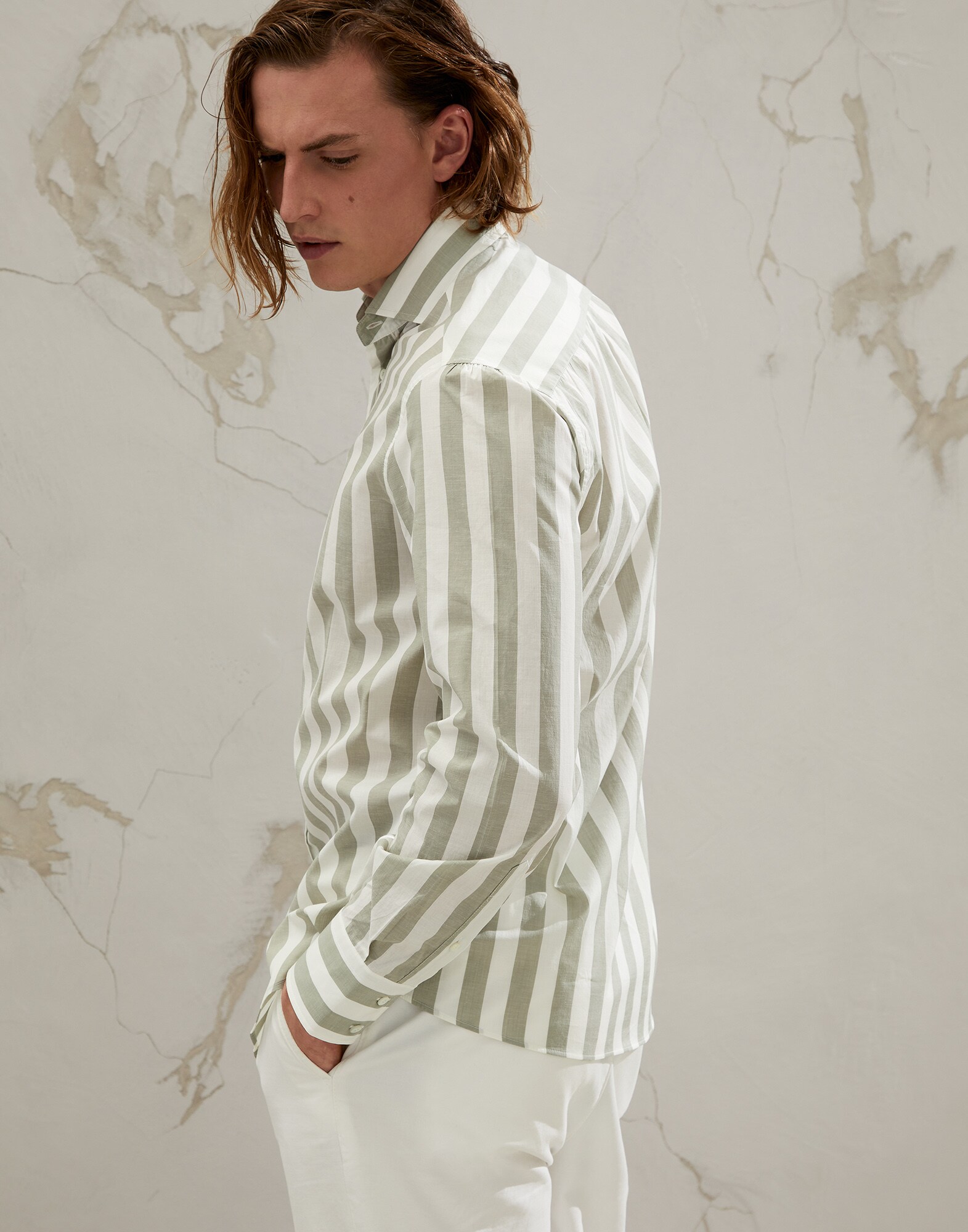 French Collar Shirt - Back view