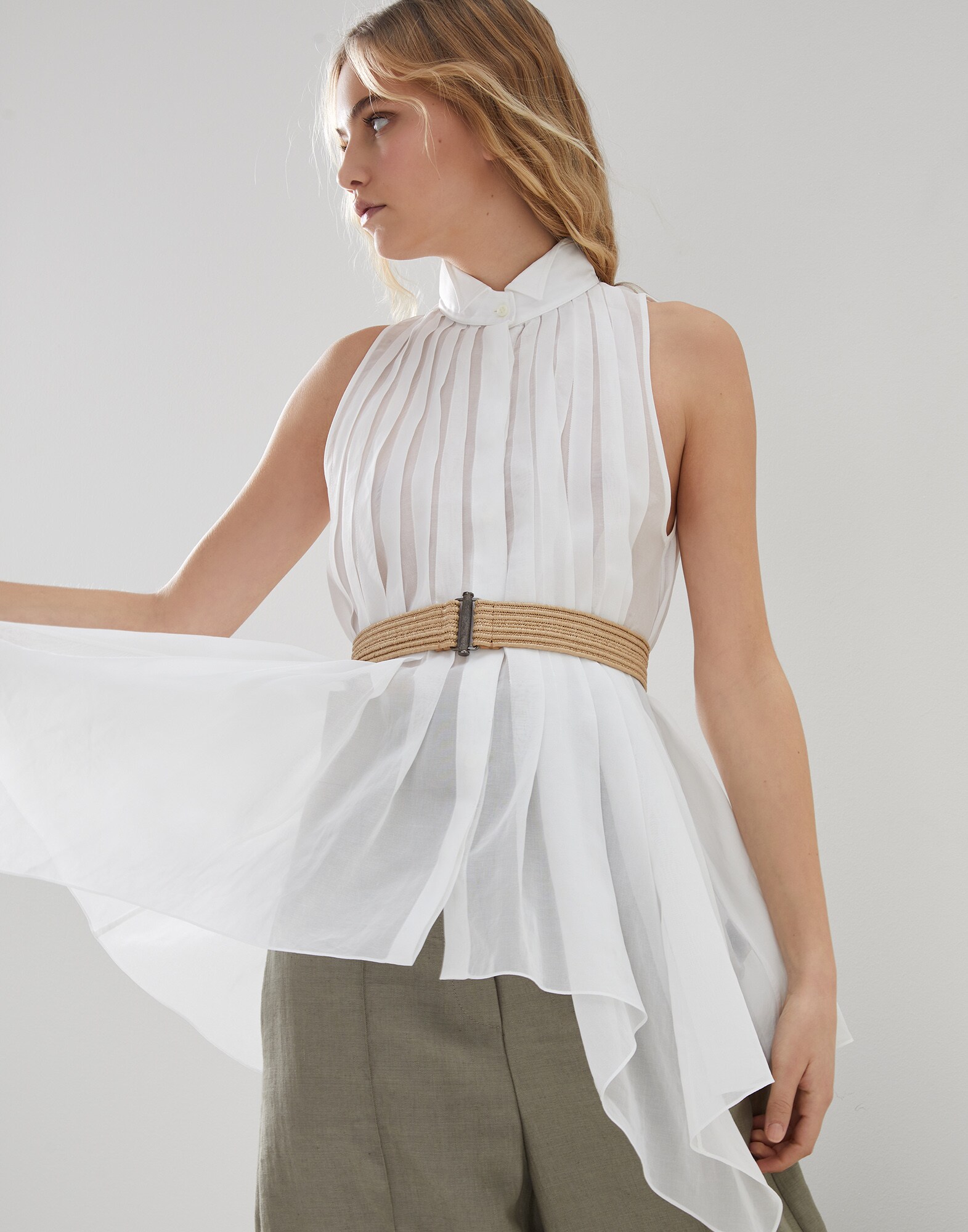 Chemise en Soie - Vue éditoriale