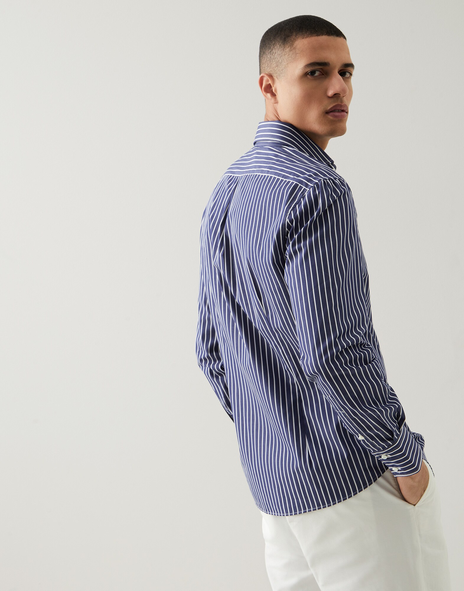 Camisa Cuello Francés - Back