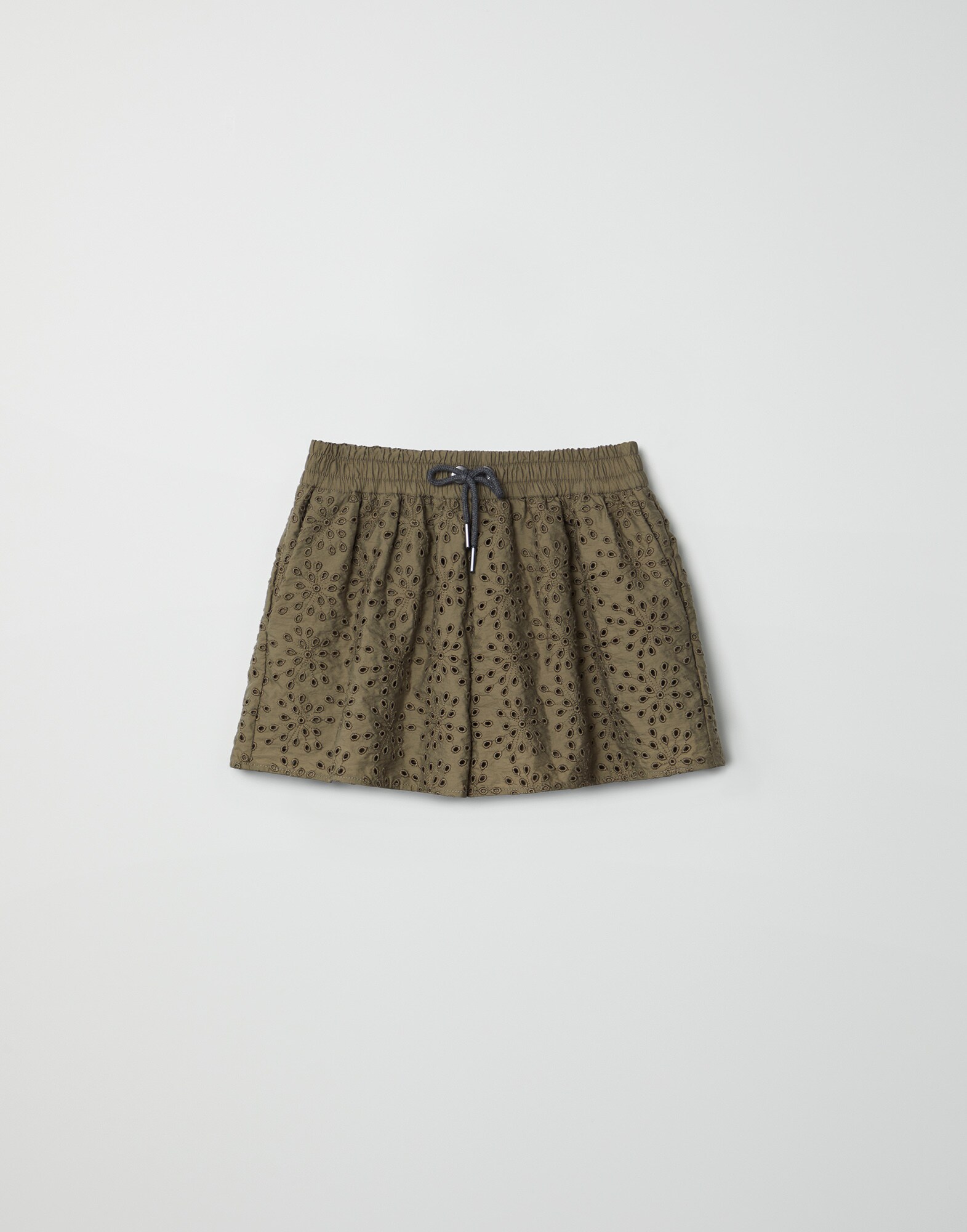 Shorts aus Popeline
