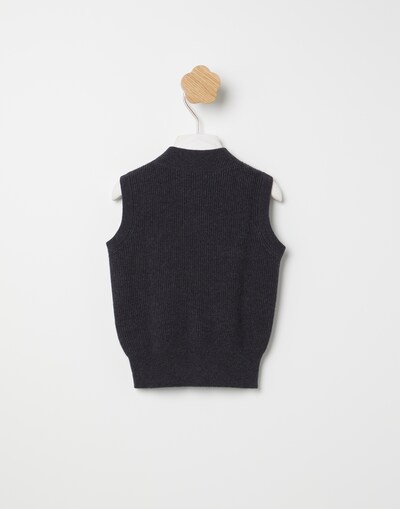 High Neck Sweater - Back view